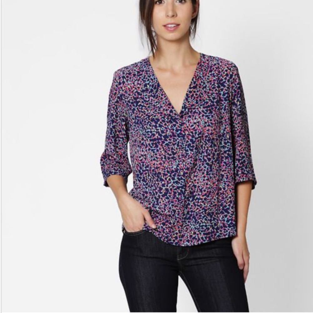 Revolve Three Eighty Two Wyatt Split V‎ Blouse NWT